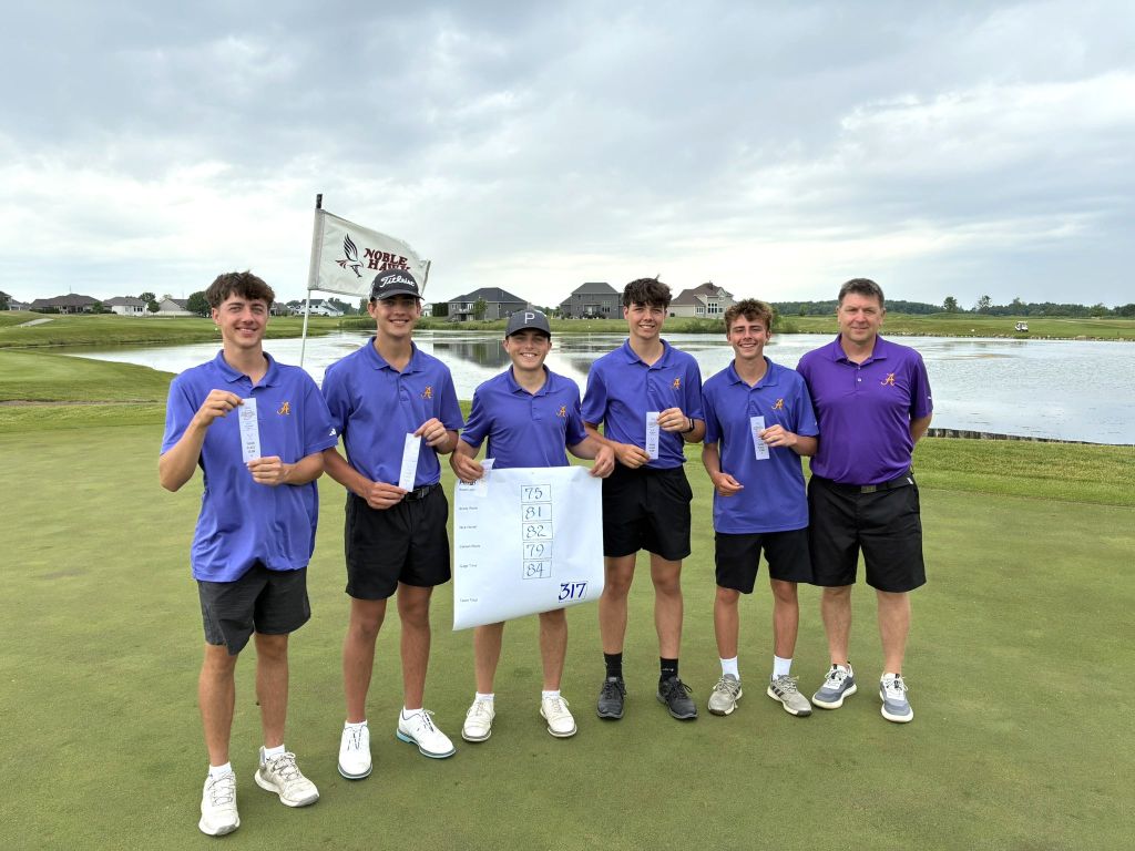 Angola golf team finishes third at Sectional